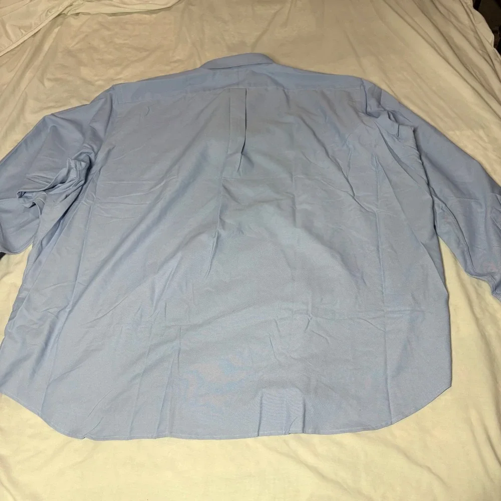 Polo Ralph Lauren Performance Shirt Mens 3XB Light Blue Wicking Button Down NEW